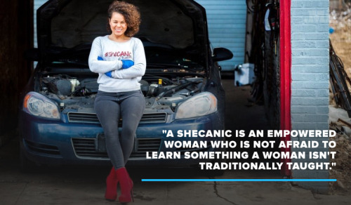 lavendersucculents: micdotcom: Meet the female mechanic trying to disrupt the male dominated auto-