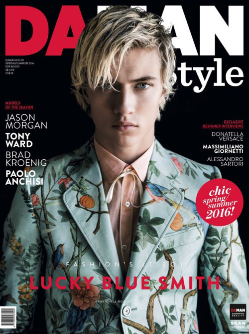 fashionwear4men:  Lucky Blue Smith for DA MAN Style by Mitchell Nguyen McCormack