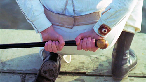 shotsofhorror:  A Clockwork Orange, 1971, dir. Stanley Kubrick. 