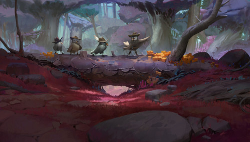 "4 owls"

4 owls adventurers finding their way out in this mystic forest.

Software Used: Photoshop