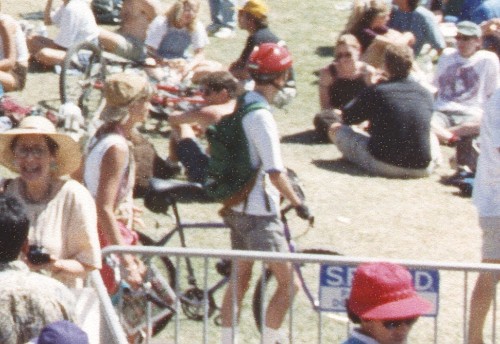 All the people at Jerry Garcia’s memorial at the Polo Fields in Golden Gate Park on August 13, 1995.