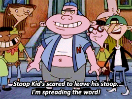 throwbackblr: Stoop Kid’s afraid to leave his stoop!