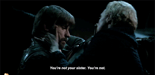intcthedaylight: margaerry:You think I’m a good man? I pushed a boy out a tower window, crippl