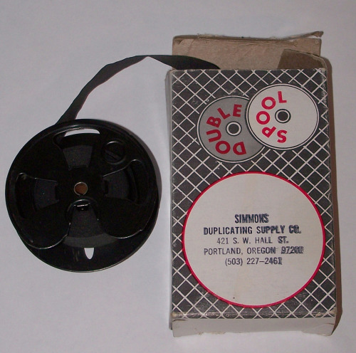 heck-yeah-old-tech:  Typewriter ribbon spool, 1980s.