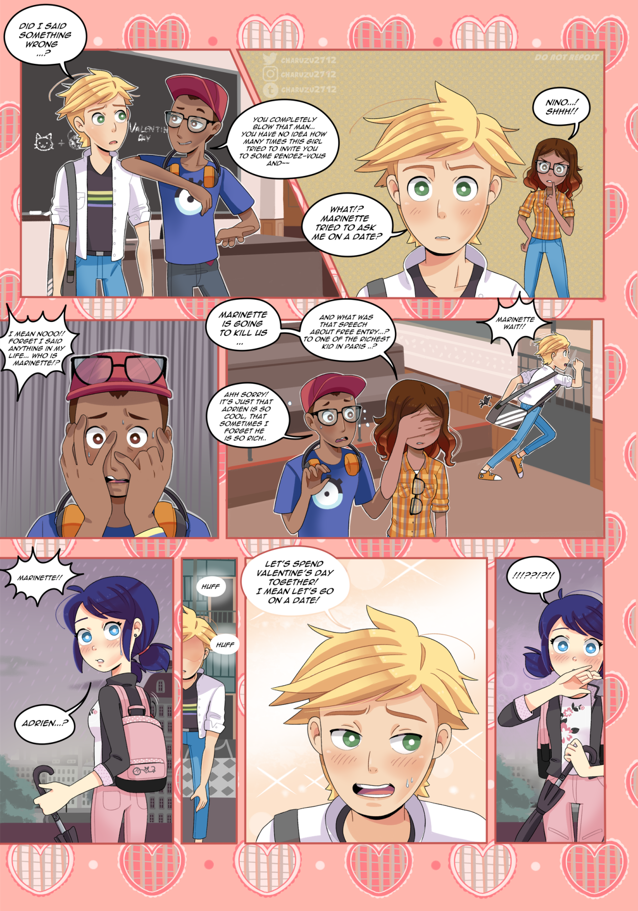 Comic - Miraculous Ladybug - Chat, Lady e Adrien  Miraculous ladybug  comic, Miraculous ladybug anime, Miraculous ladybug funny