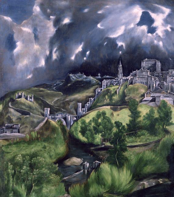 artmastered:  El Greco, View of Toledo, n.d. 