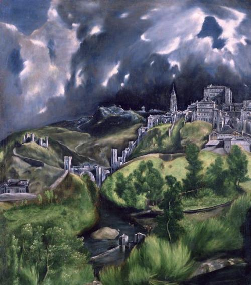 Porn artmastered:  El Greco, View of Toledo, n.d. photos