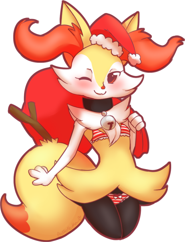pastellettart:  12DoS: Santa Braixen by Pastelletta joeymammoth was today’s winner!
