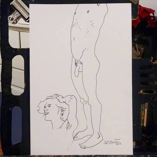 XXX Figure drawing! Woot   #art #color #ink #livedrawing photo