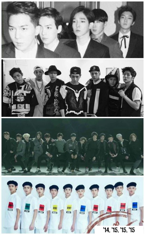 thatcrazedgirlchuck: Kpop Groups’ Debut Group Photos Compilation 1998-2016