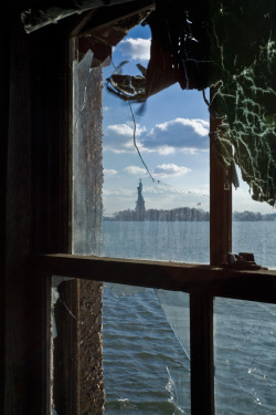 Ianference:this Is The View From The Measles Wards In The Ellis Island Hospital Complex