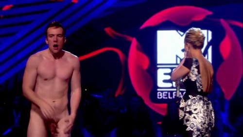 famousnudenaked:  “David Monahan” Nude Naked Full Frontal “MTV EMA (2011)” 