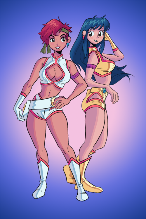 Porn dragonaur: rudymora: dirty pair Wow!  <3 photos