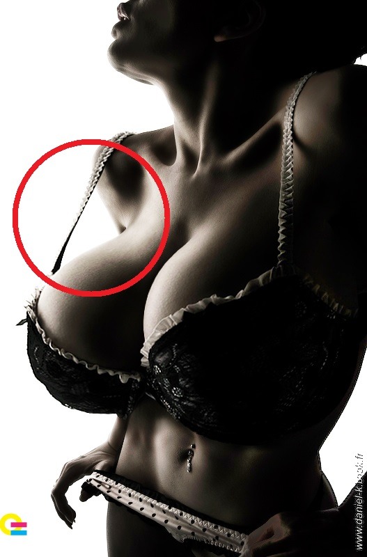Breast straps so tight, they are flying