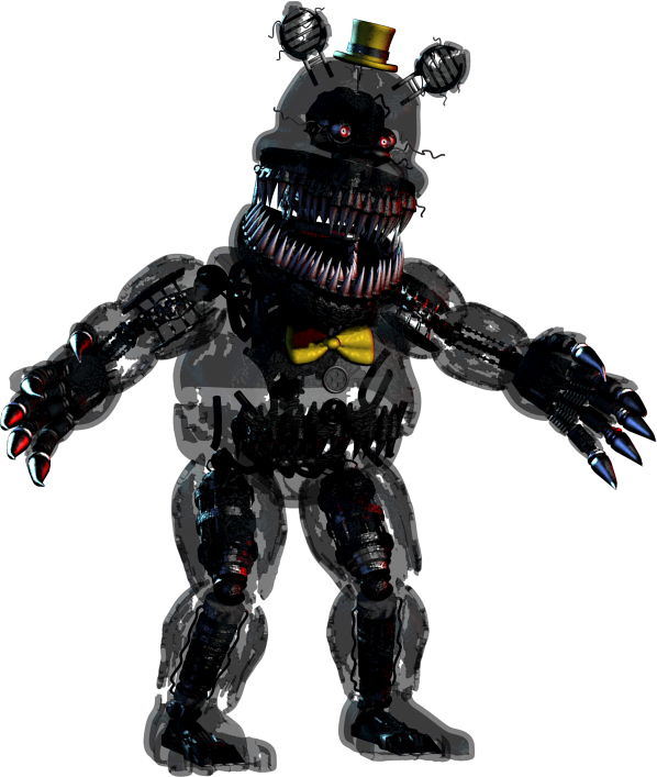 SPOILER WARNING!: FNaF 4 has apparently been FINALLY SOLVED! the book  states that the nightmare animatronics are blank endos with gas and not  sound illusion disks, sister location is directly connected with