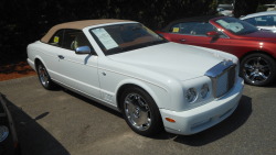 carsandetc:  The Bentley Azure achieved a 0-60 time of just 5.6 seconds in stock trim, which is impressive considering it’s weight of nearly 6,000 pounds 