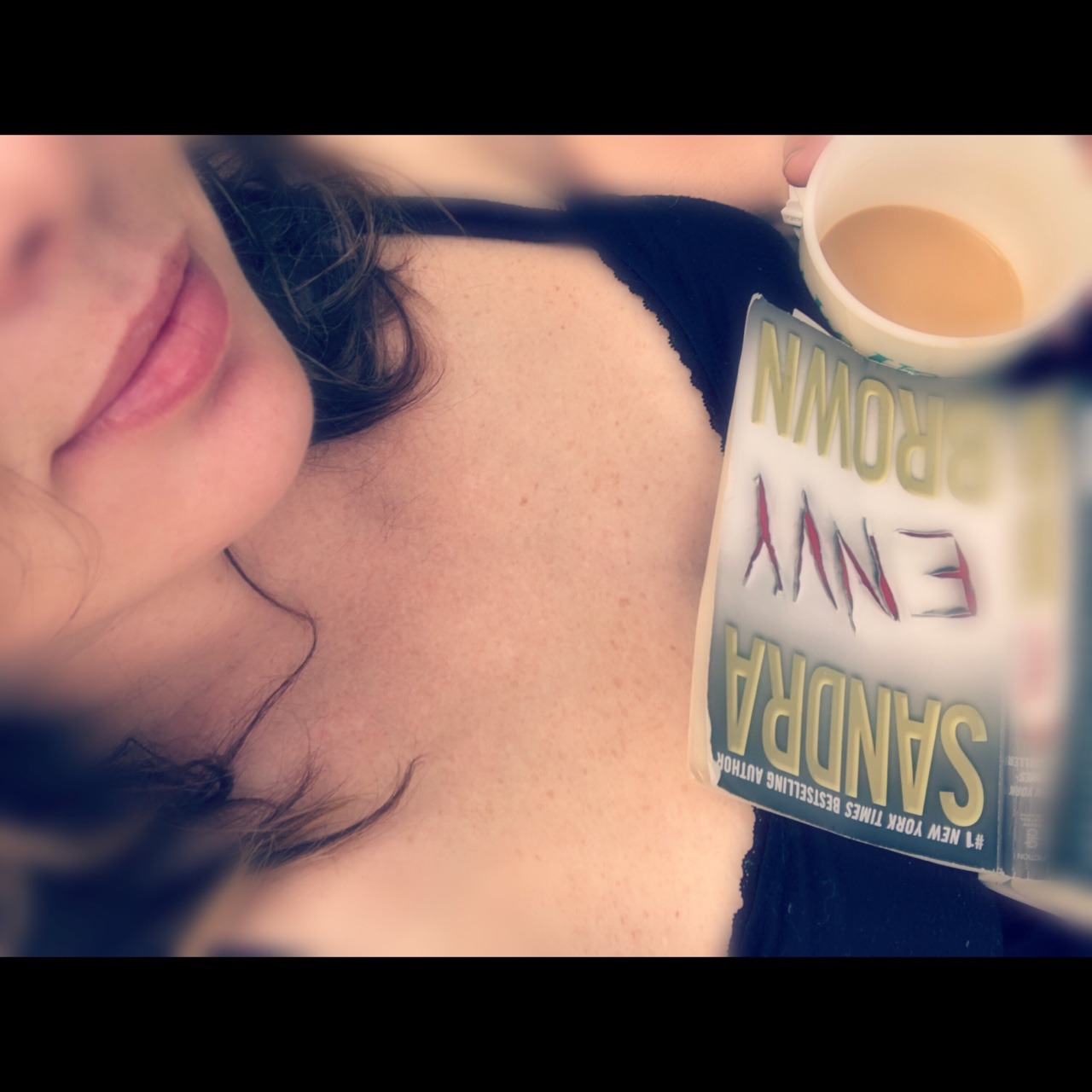 did-you-just-touch-my-butt:  Coffee and a good book… outdoors, sunshine, birds