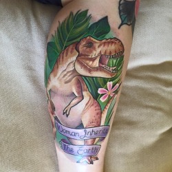 fuckyeahtattoos:  “Woman Inherits the Earth”