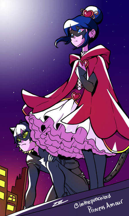 zoe-oneesama:Some but not all of my favorite Akuma!Marinette’s!Manynette and Princess Amour by