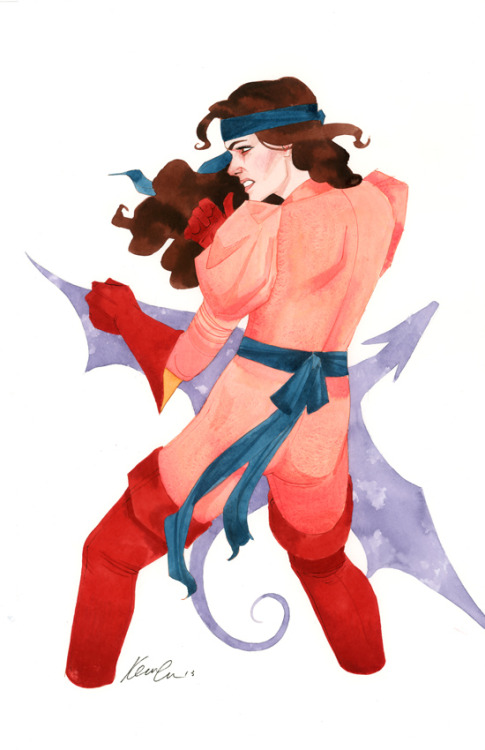 deviantart:  Great illustrations by Kevin Wada on deviantART! momsreadcomics:  Kitty Pride Series 2: Costumes 1-4 by Kevin Wada 