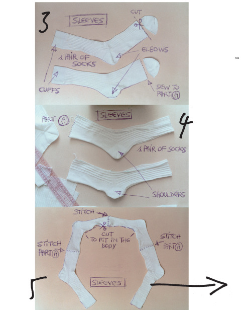 vaniitas-store: DIY Margiela sock sweater, instructions provided by Margiela himself