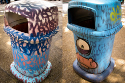 caracasshots:  Trash Can Art | La Castellana