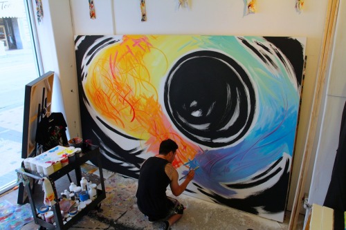 acrylicalchemy:  Astranomelly Time-Lapse Watch the Video HERE
