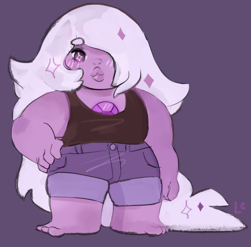 aobubblegum:  amethyst doodle 