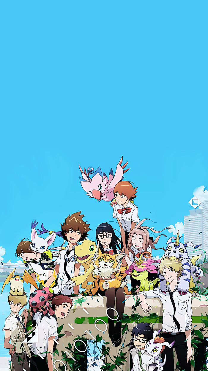 Digimon Adventure Tri Pink WallpaperPhone Version by papilrux on DeviantArt