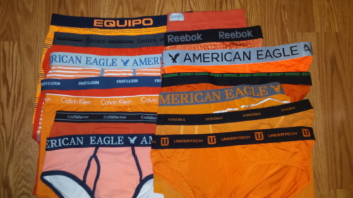 seanbriefboi:So I decided that Saturday is gonna be an orange undies day. Will you please pick which
