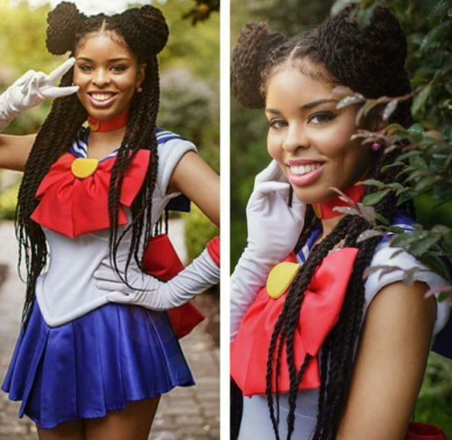 queens-and-pharaohs: Black girls cosplay. Black girls like anime. Black girls are cute. ~ Hannah