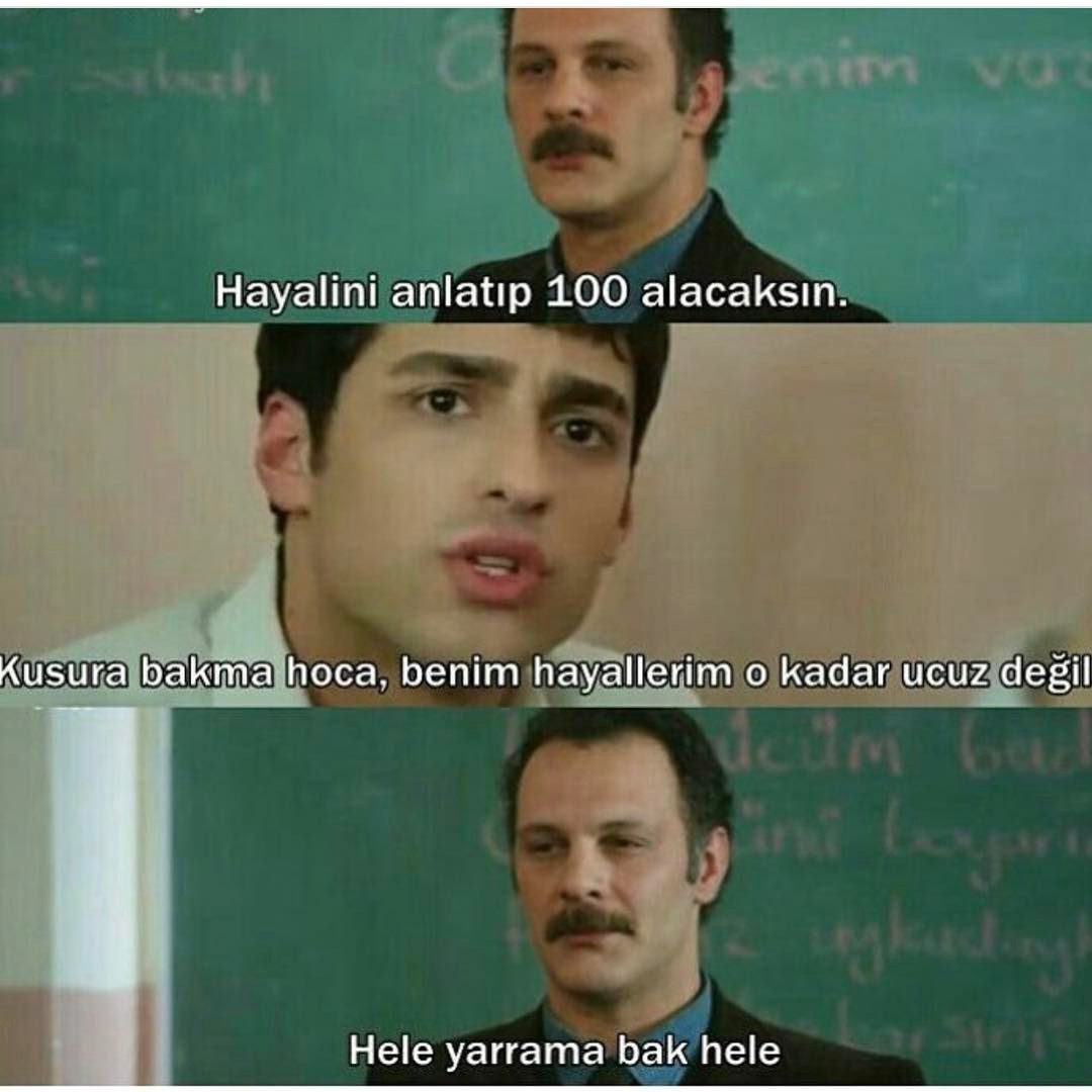 Hayalini anlatip 100...