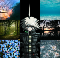 ndrv3kins:  An aesthetic for a Kiibo with themes of nature and the ocean. I hope you like it, Kiibo-san.~Mod Shinguuji