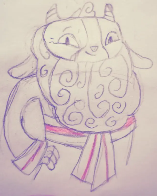 A version of Truman as a anthro goat base on on Tincan