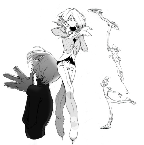 Yuri on Ice sketch pages! (Been a while!)I like both Yuris alot!!This series isn’t really a ma