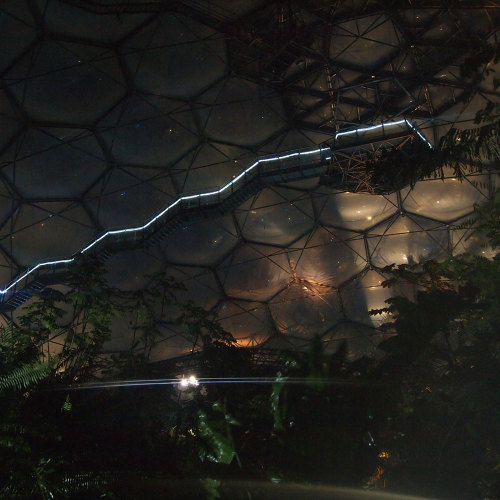 The Eden Project, The Rainforest Biome, Cornwall, UK