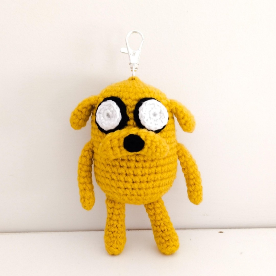 Made in Australia Handmade Mini Bee crochet plush Toy Adventure Time 