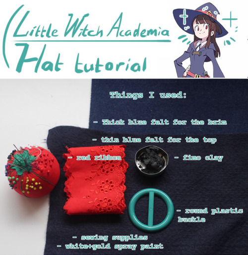 purpsart:Making your own witches hat is not incredibly difficult, so I figured I’d make a litt