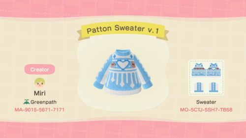 not-so-innocent-bi-sander:anxiously-chill: Sweaters! :DI wanted to play with AC’s designer, so these