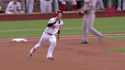gfbaseball: Bryce Harper hits a double - August 4, 2015