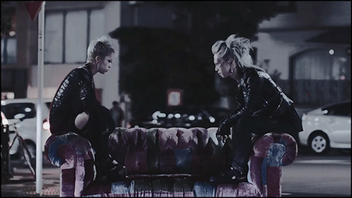 uncannyvalleyofthedolls:  Hirari Ikeda and Takeru from SuG in Takeru’s new music
