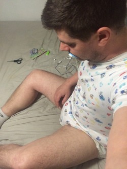 luvdiaperz:  Looking down at my diapers always