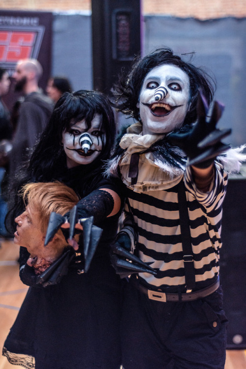 Laughing Jack & Laughing Jill Cosplay. Gisela Vera y Axel Zeballos. BESS Bahia Blanca - Argentin