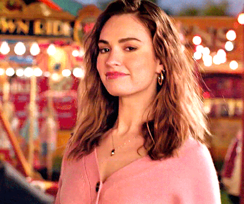 ferrisbuellers:Lily James for Sky Mobile