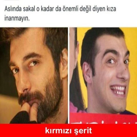 Aslında sakal o kadar da...