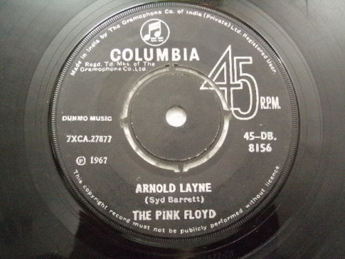 PINK FLOYD syd barrett RARE INDIA SINGLE 45 ! ARNOLD LAYNE/CANDY CURRANT unseen! /**Brought To You B