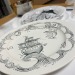 piercednipples:Attending a wonderful workshop painting Chinese porcelain. It still has to be glazed and baked. And it will turn out kind of Delft blue.￼  I’ll post that once it’s ready, of course.