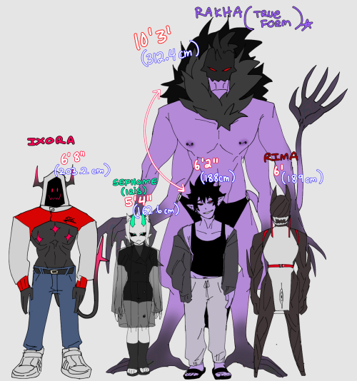 demon ocs :] they all came from hell to play tourist on the surface of earth