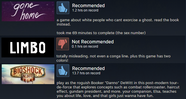 juneboba: some of the best game reviews i’ve ever read