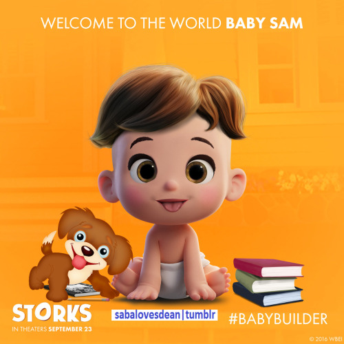 So the Storks Baby builder app forced me to do... - Love my TV Boys